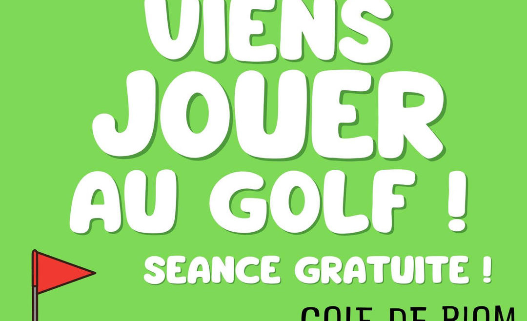 École de golf : Séance Découverte
