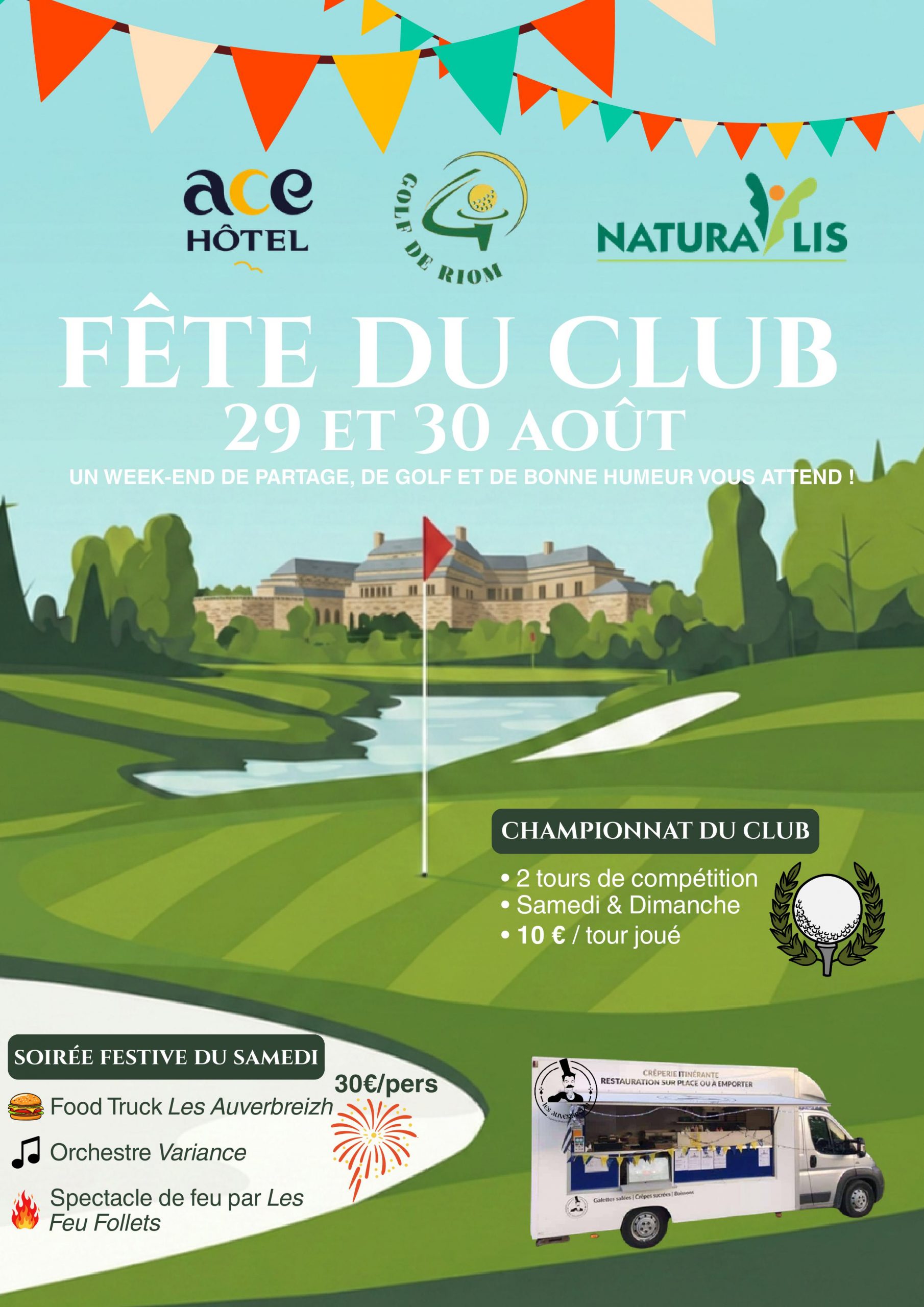 Fête du club : Samedi 29 et Dimanche 30 Août !